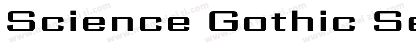 Science Gothic SemiBold Exp字体转换